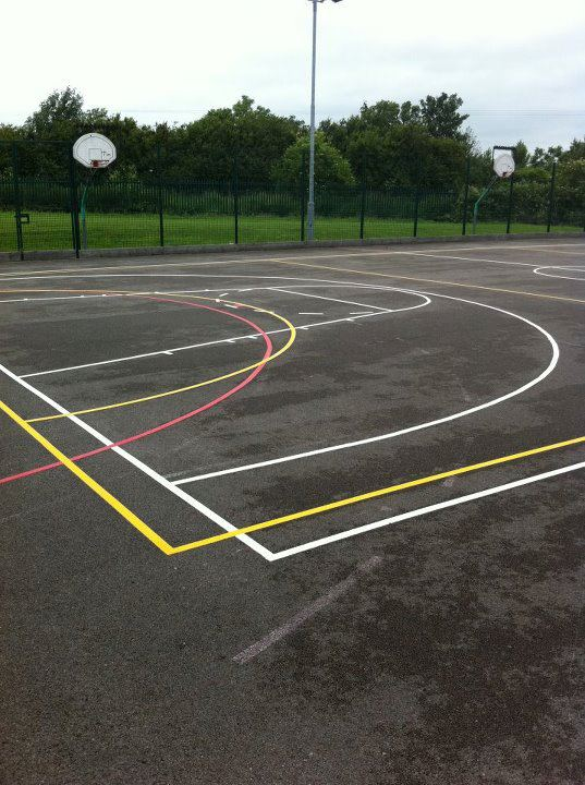 Sports Court Markings Gallery Image  1 | Conway Contractors