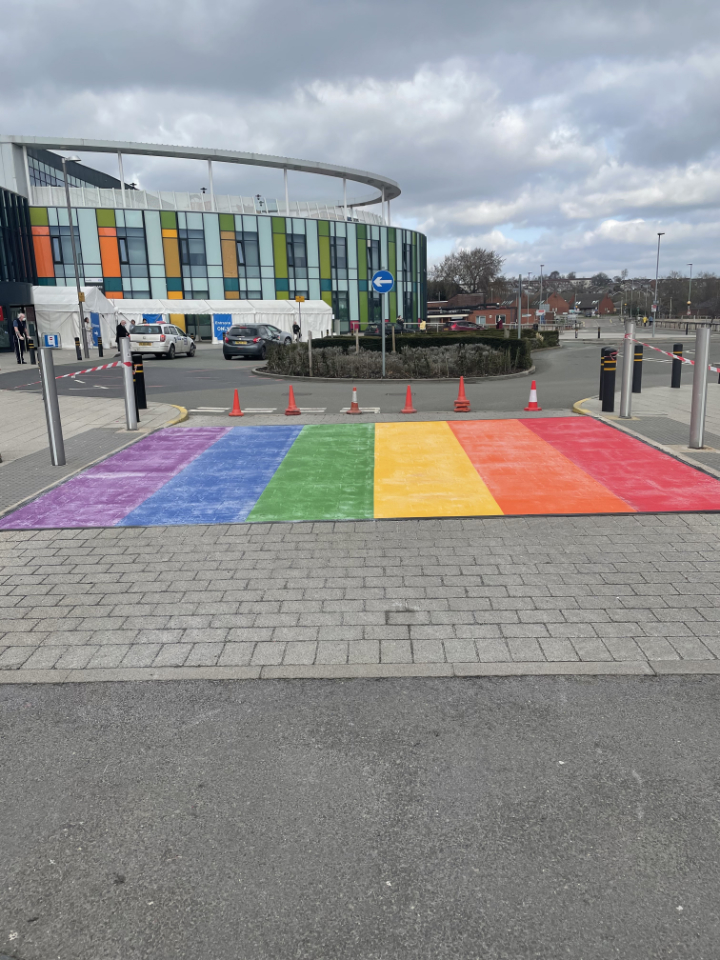 Pride Crossing Kingsmill Hospital near Mansfield 2