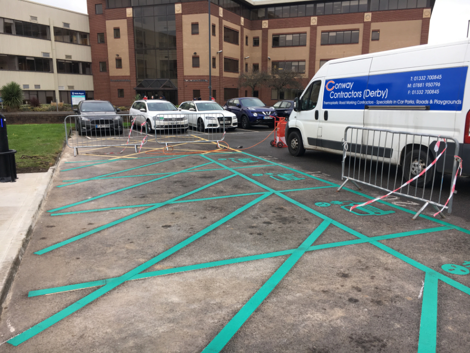 Car Park Markings Gallery | Conway Contractors